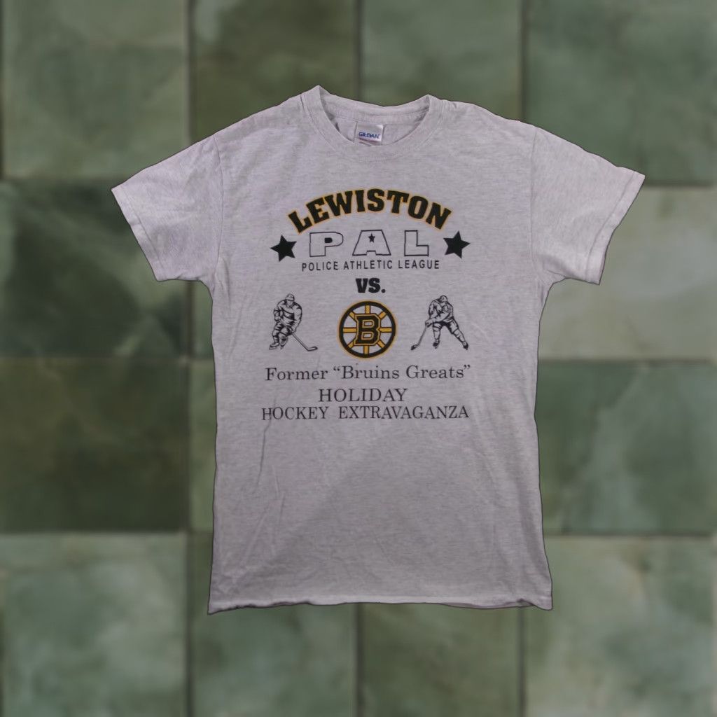 Gildan Vintage Gildan Bruins Hockey Shirt Men Small Gray Sports Fanwear Retro Fall Winter Size US S / EU 44-46 / 1 - 1 Thumbnail