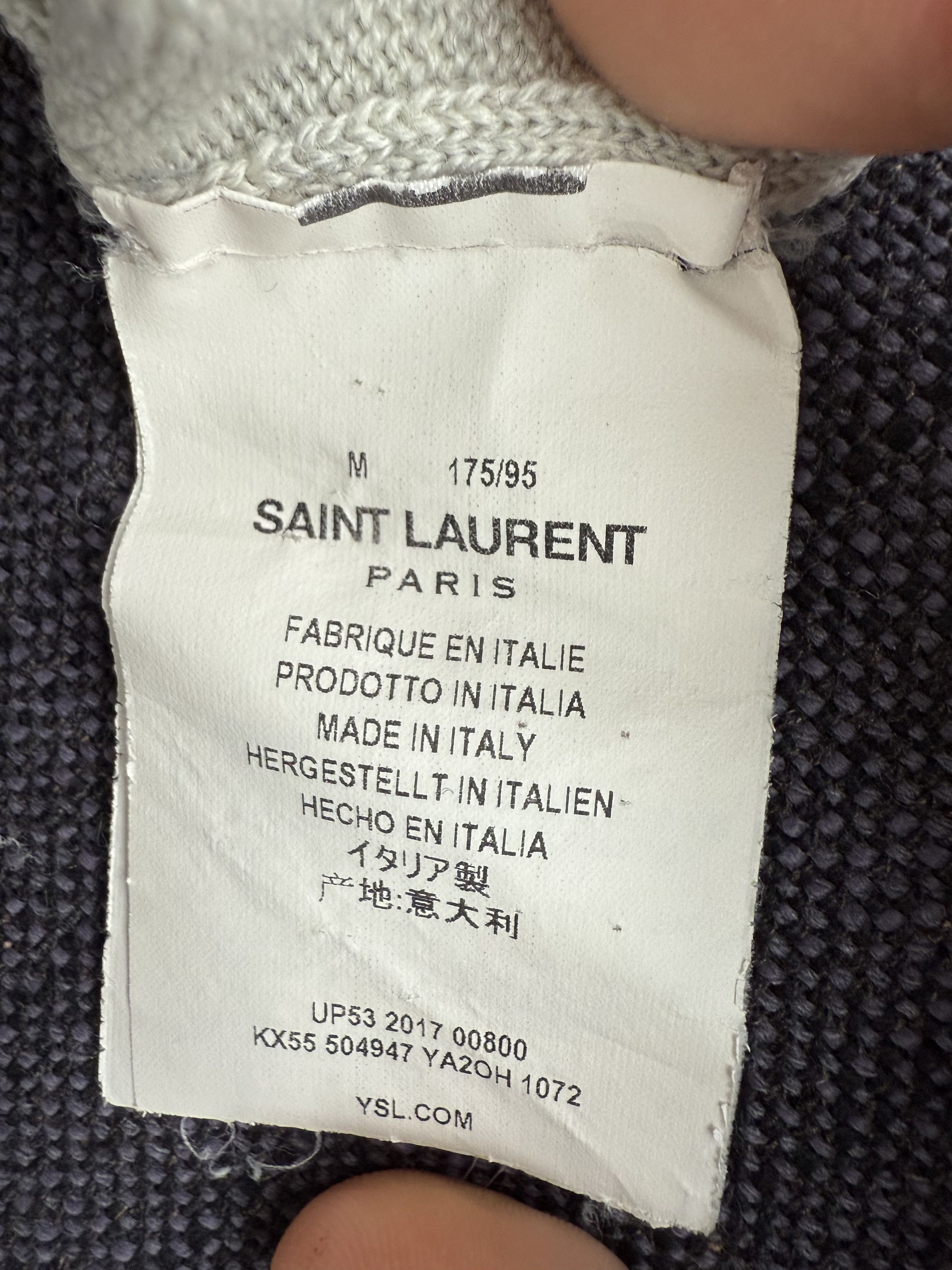 Saint Laurent Paris Rare Find: 2020 Heaven Pullover Size US M / EU 48-50 / 2 - 4 Thumbnail