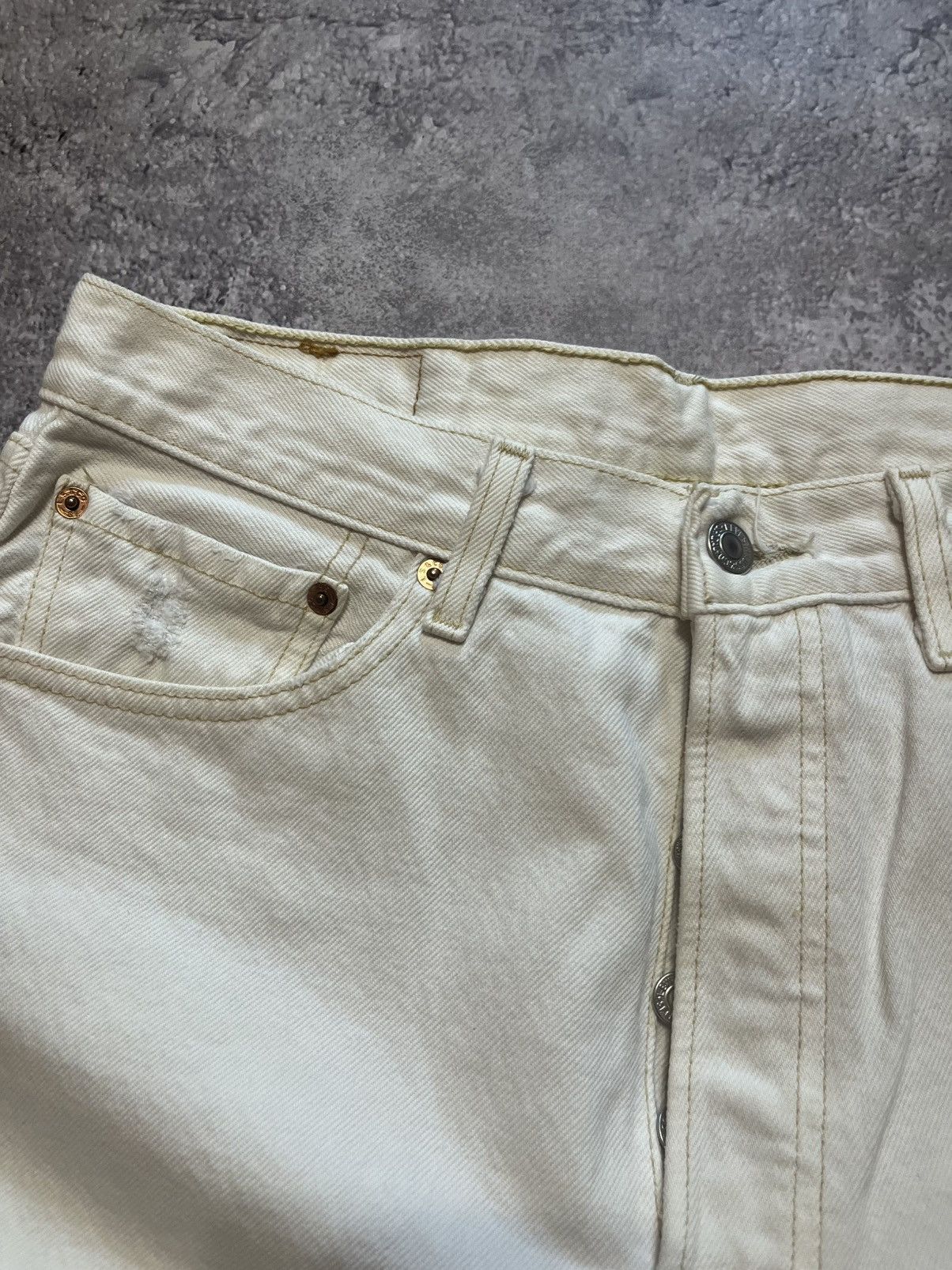 Levi's Vintage Reworked Levi’s 501 denim jeans Size US 32 / EU 48 - 7 Thumbnail