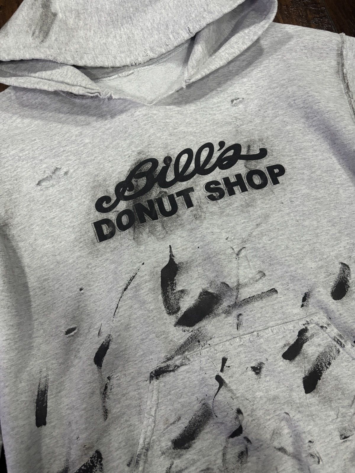 Other Vintage thrashed donut shop hoodie Size US L / EU 52-54 / 3 - 3 Thumbnail