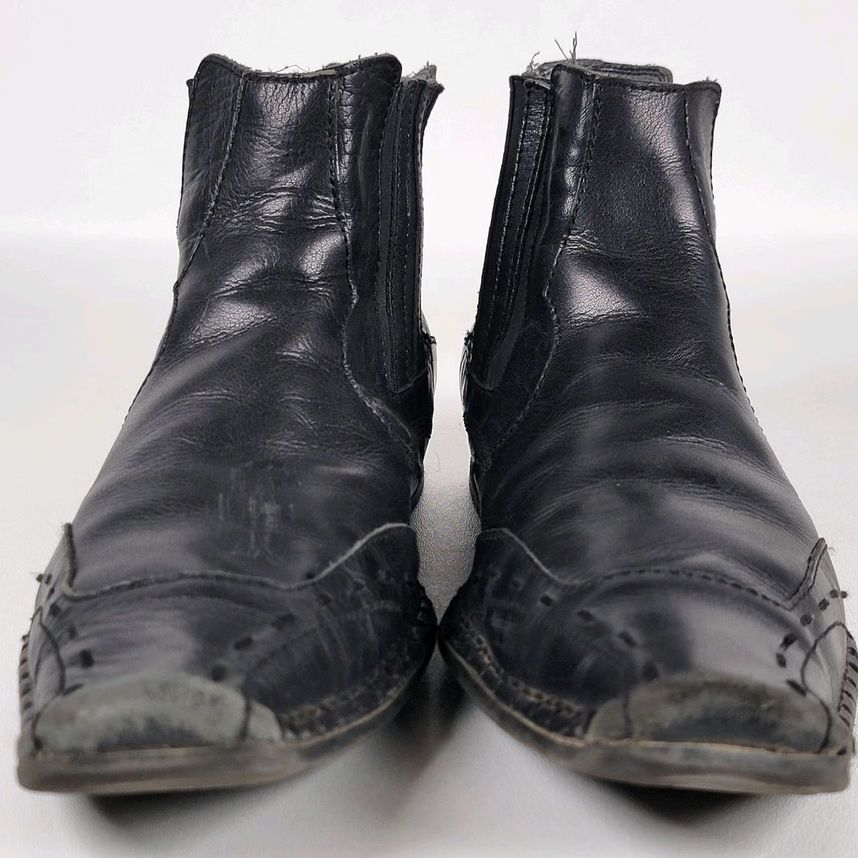 Guess Guess Boots Boots Men’s Size 10.5 Black Distressed Leather Casual Size US 11 / EU 44 - 3 Thumbnail
