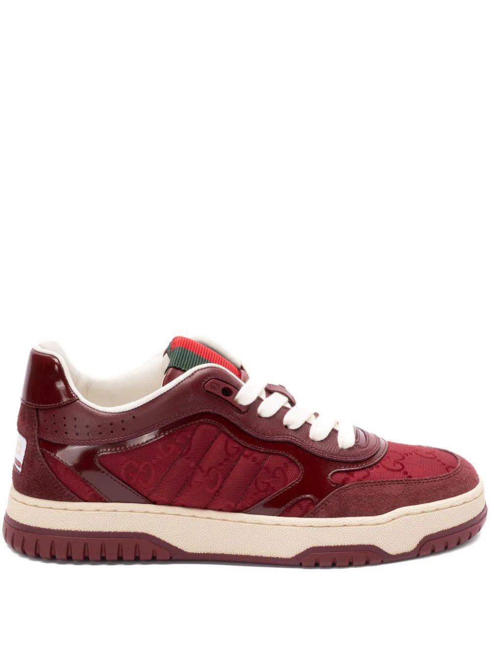 monogram-embossed sneakers in green