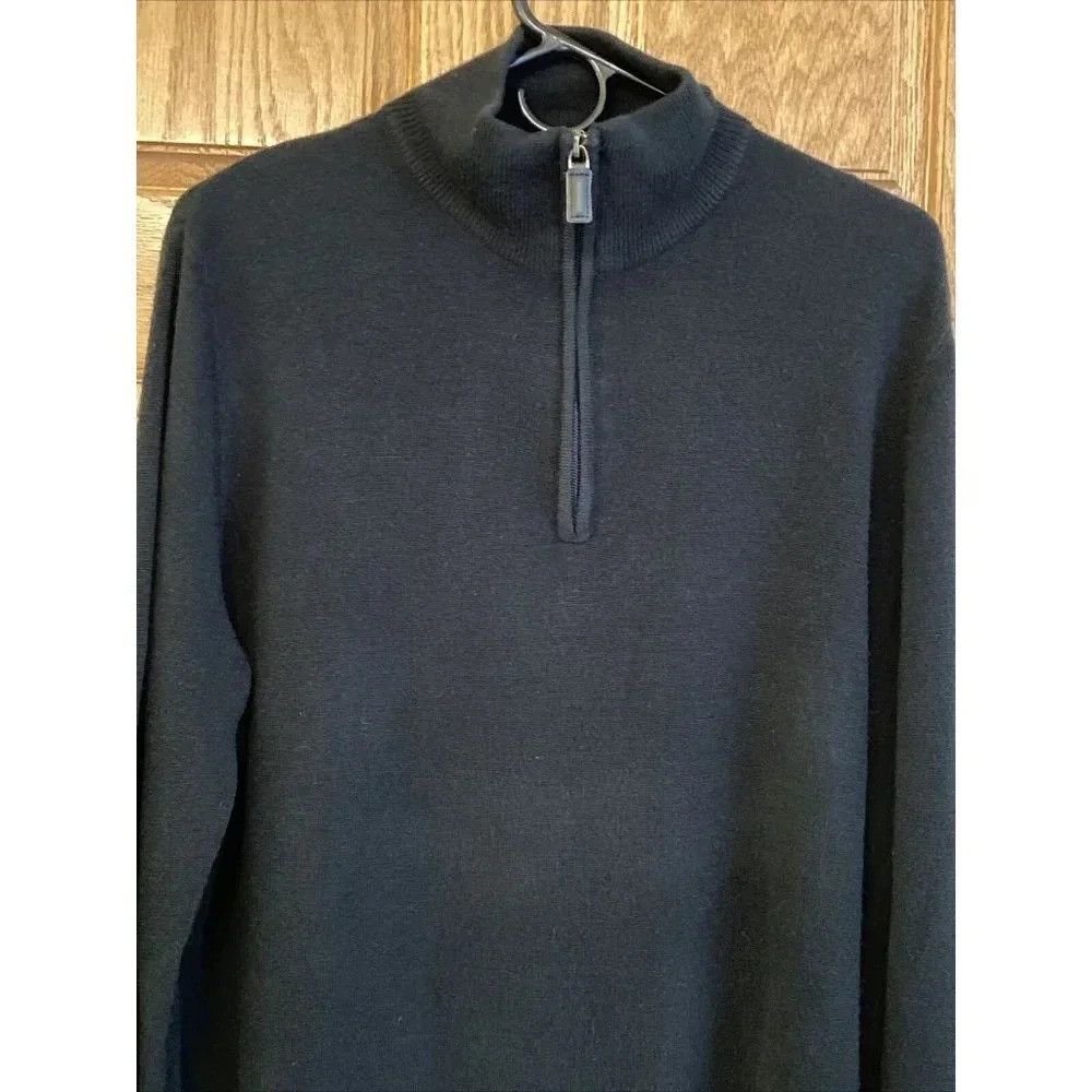 Oscar De La Renta Oscar De La Renta Size XL Men's Mock Neck Long Sleeve Pullo Size US XL / EU 56 / 4 - 2 Thumbnail