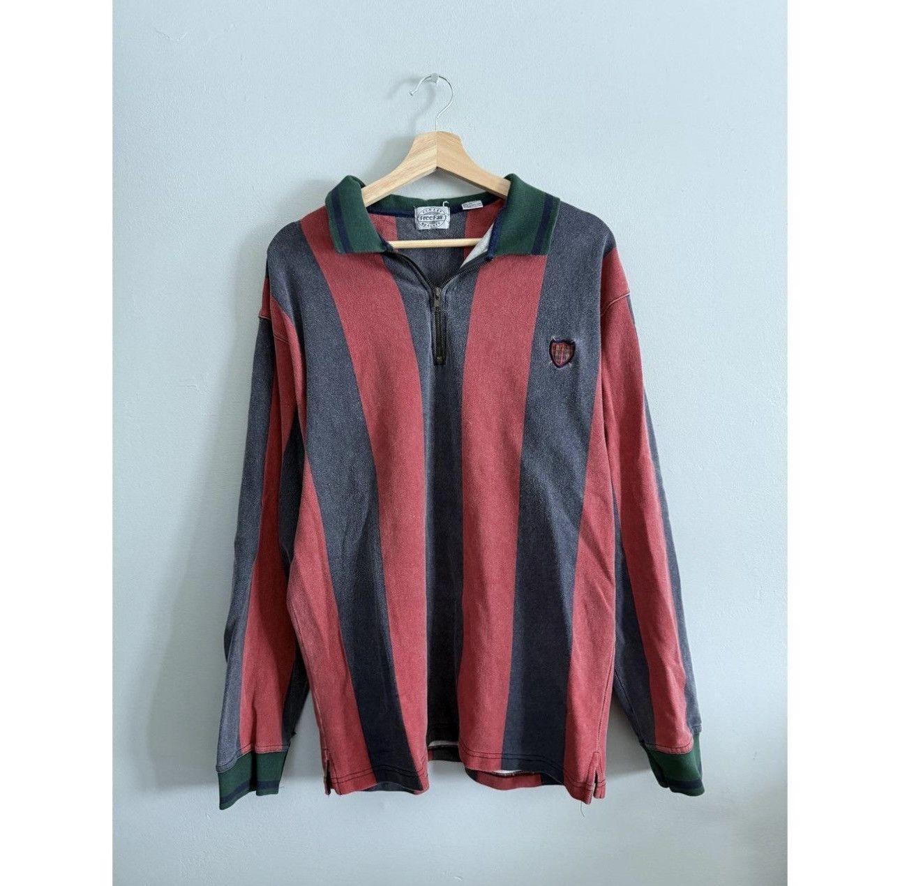 Vintage Vintage Free Fall Quarter Zip Size US M / EU 48-50 / 2 - 1 Thumbnail