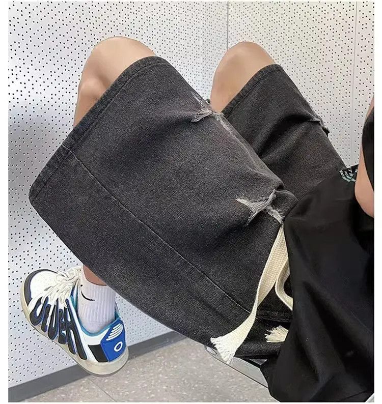 Japanese Brand Sports and casual distressed jeans Size US 32 / EU 48 - 4 Thumbnail