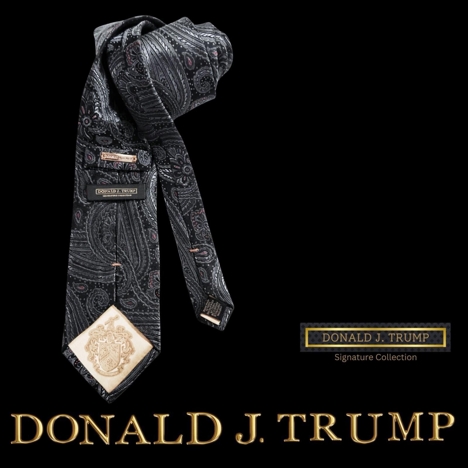 Designer Donald Trump Signature Collection Necktie w/ Tie Gift Box Size ONE SIZE - 2 Thumbnail