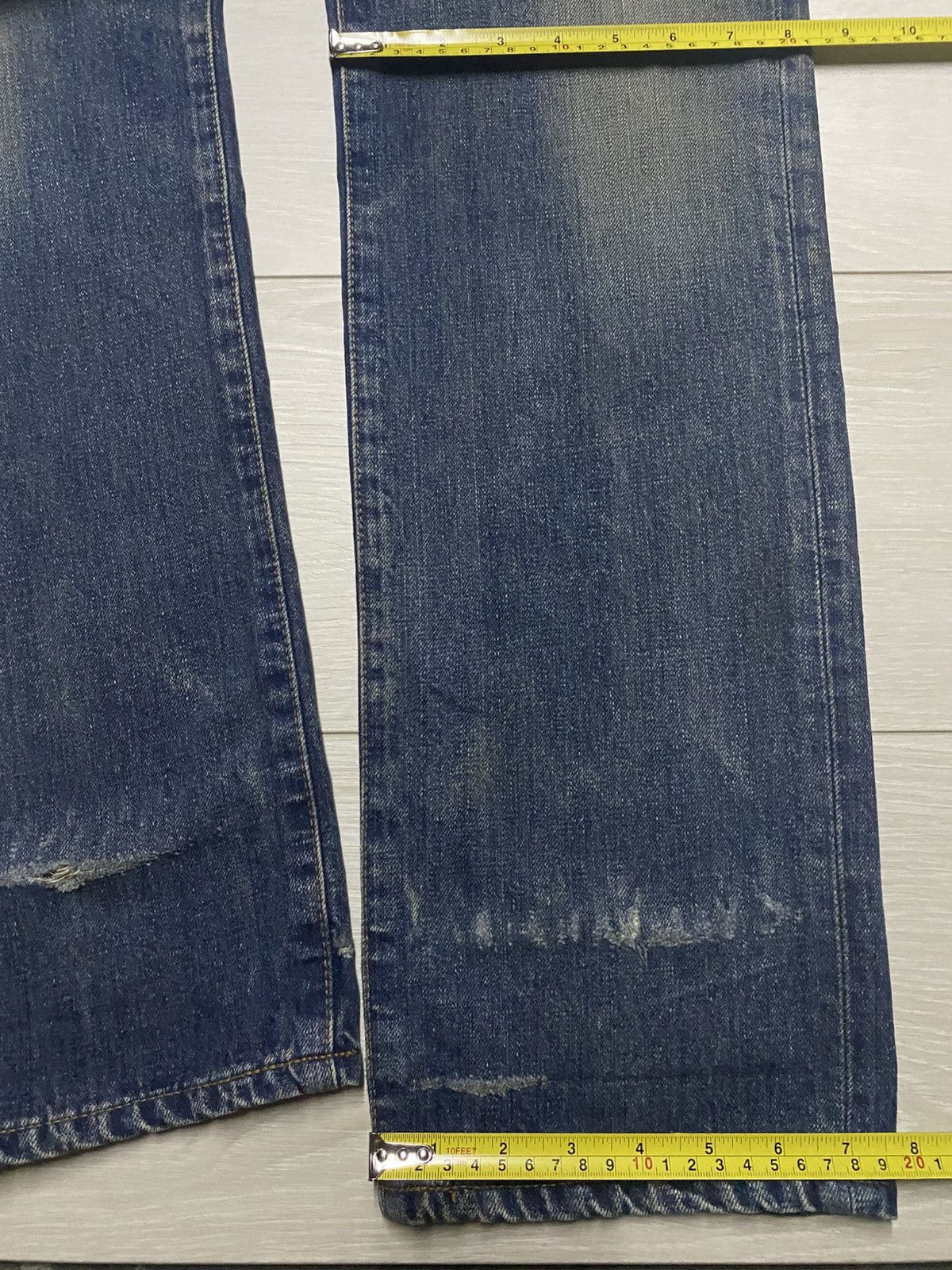 Edwin Vintage Edwin X Jeans Mud Wash Distressed Jeans Size US 28 / EU 44 - 15 Thumbnail