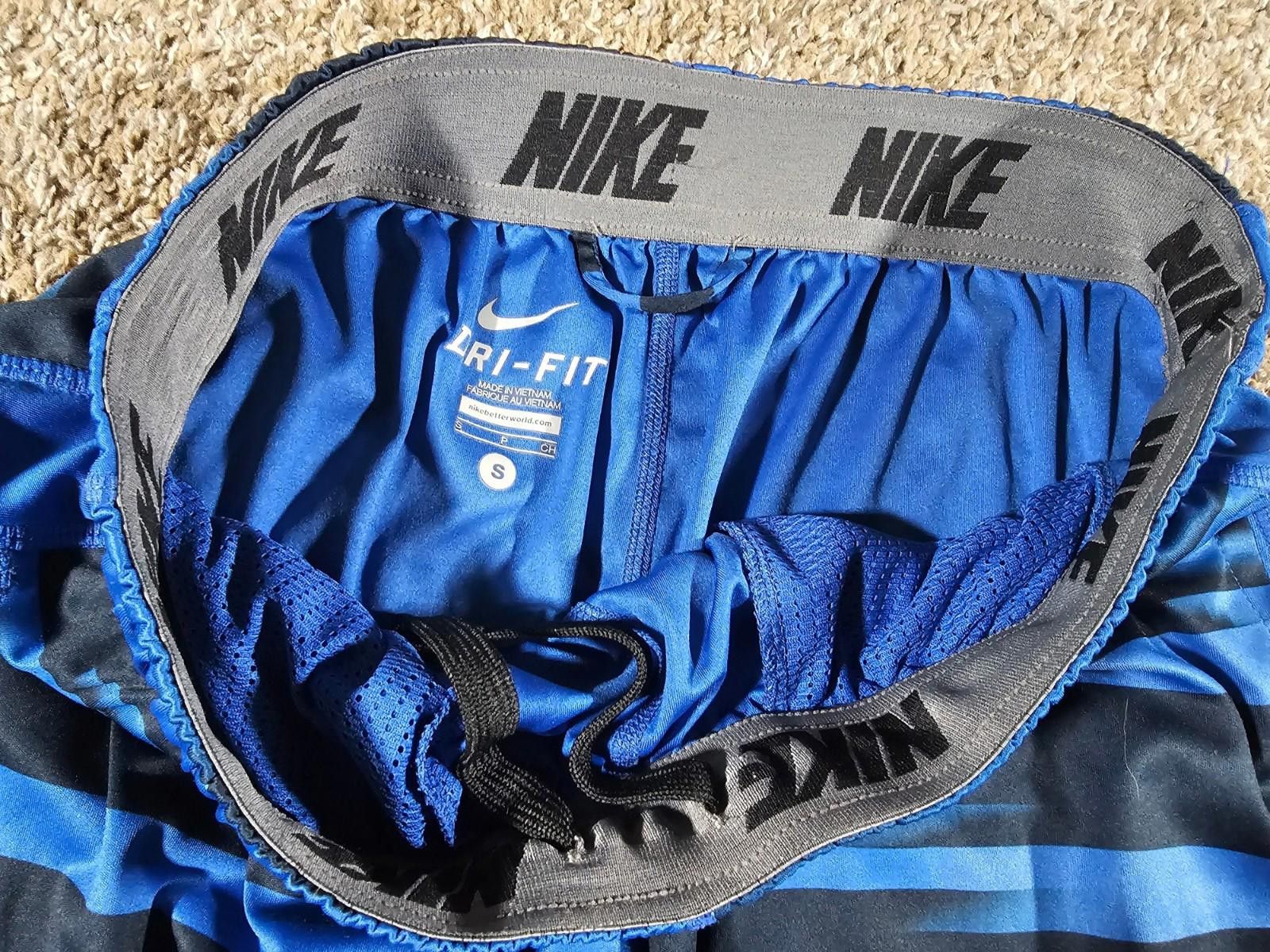 Nike Nike Basketball Shorts Blue Athletic Training Men S Dri-Fit Size US 30 / EU 46 - 3 Thumbnail