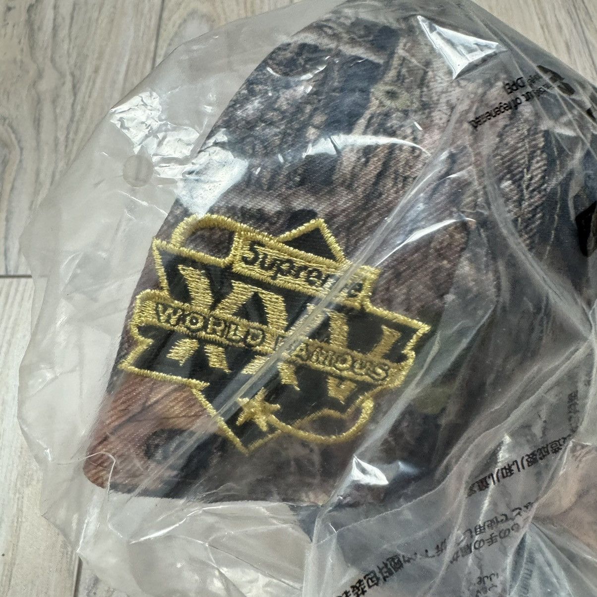 New Era × Supreme Supreme Championship Box Logo Fitted Hat Kanati Camo DS Size ONE SIZE - 7 Thumbnail