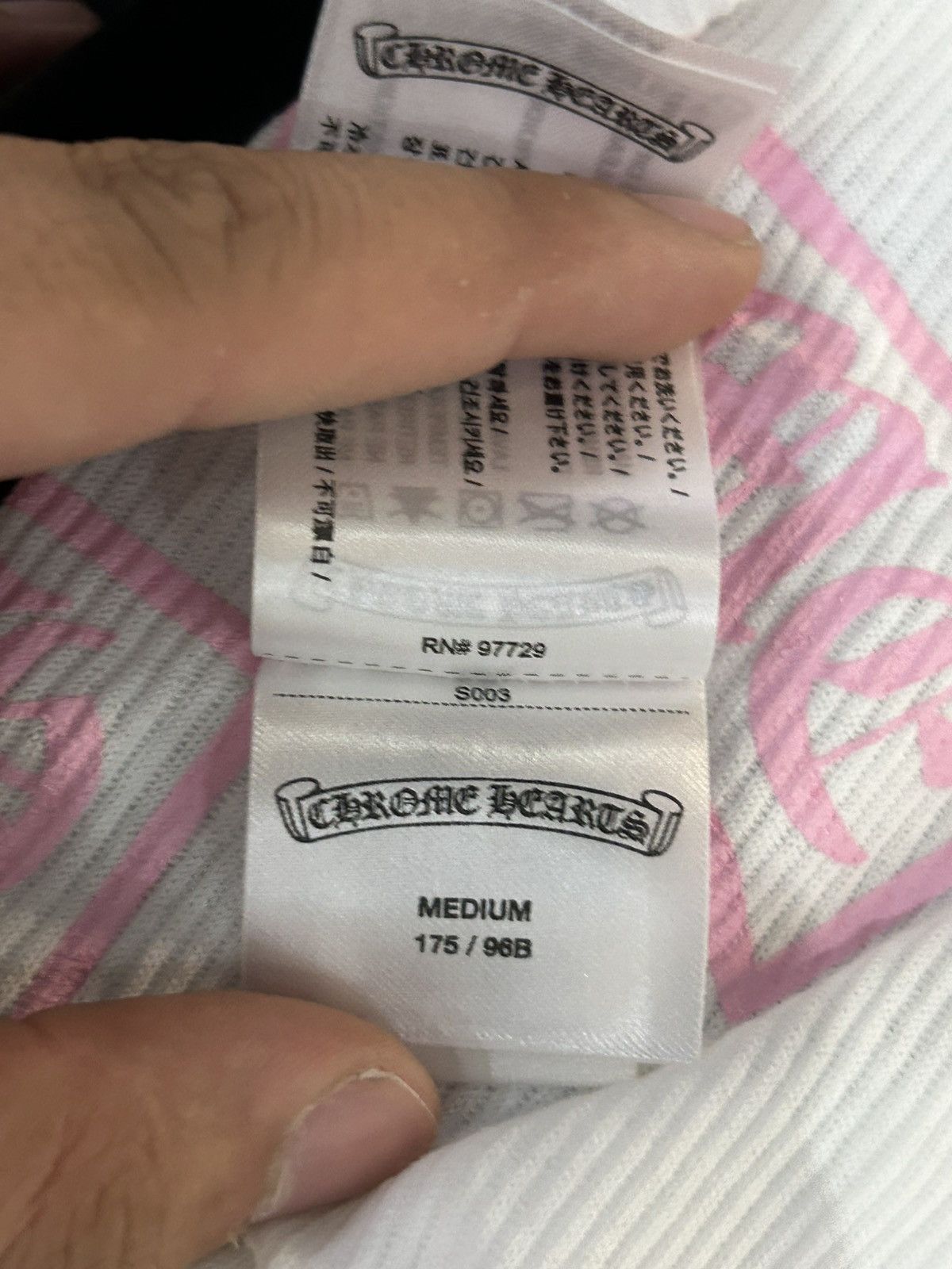 Chrome Hearts Chrome Hearts Pink T Bar Rib Tank Top Size US M / EU 48-50 / 2 - 11 Thumbnail