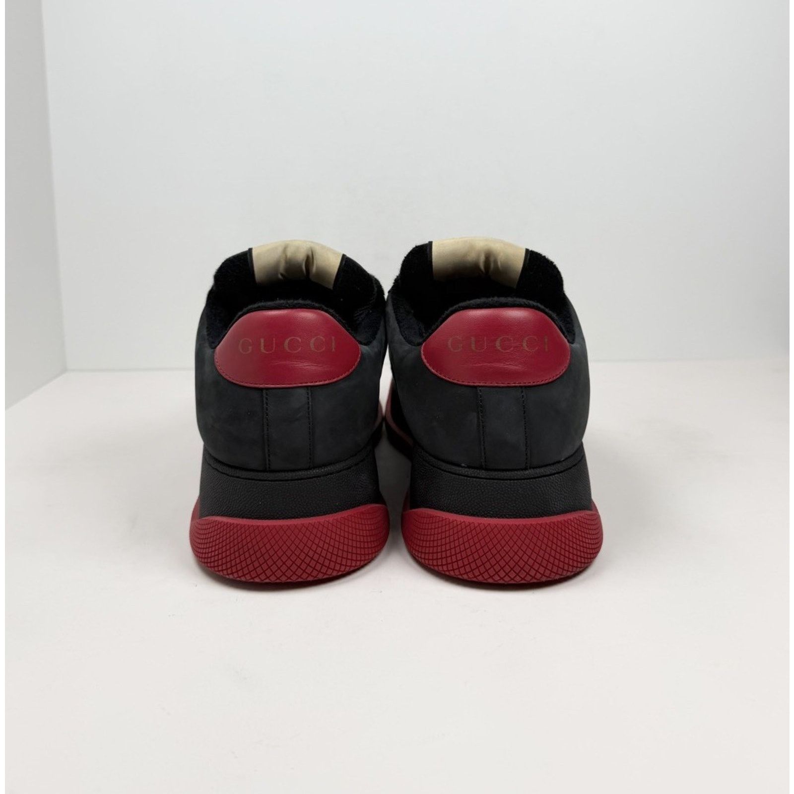 Gucci size 11.5US - Gucci Double Screener GG Black Red Size US 11.5 / EU 44-45 - 3 Thumbnail