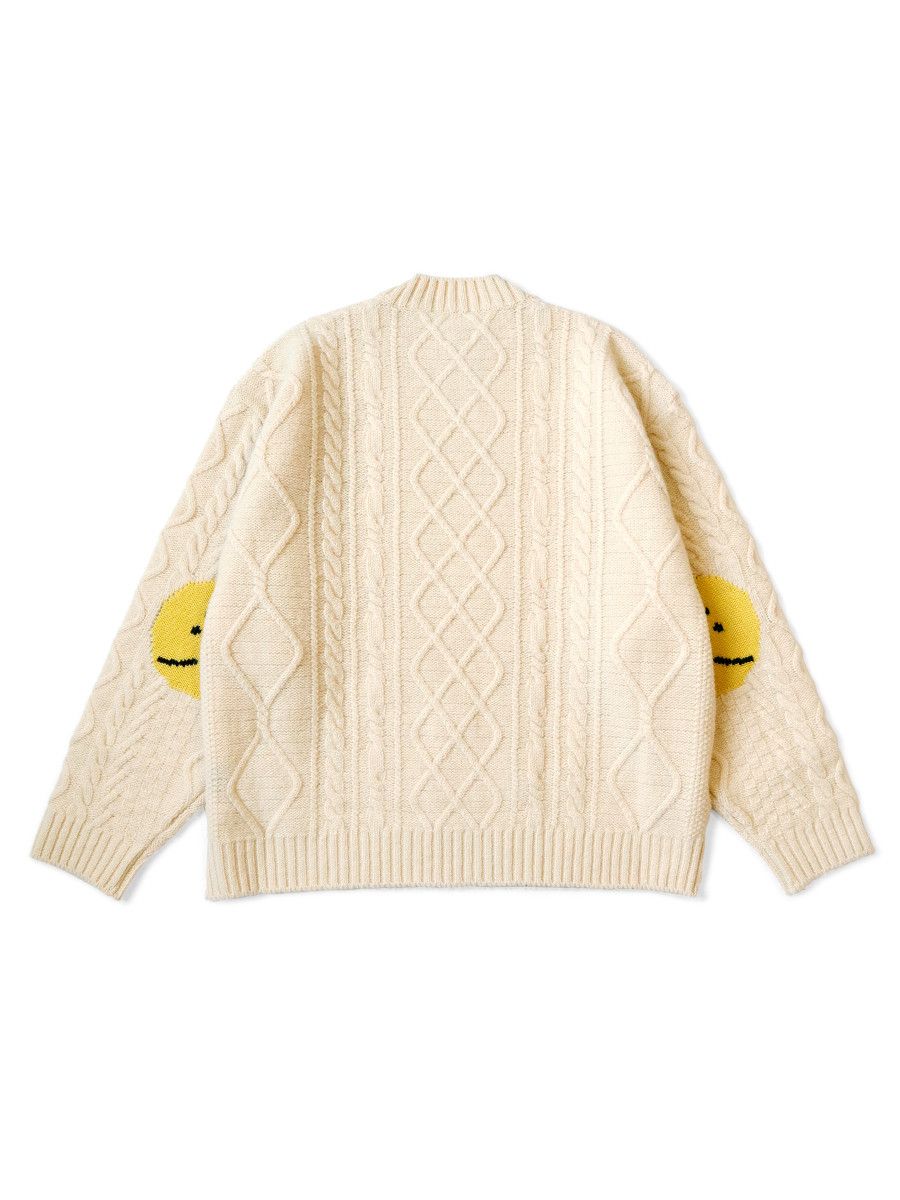 Kapital Kapital 5G Wool Cable Knit PROFILE RAINBOWY Patch Sweater Size US L / EU 52-54 / 3 - 7 Thumbnail