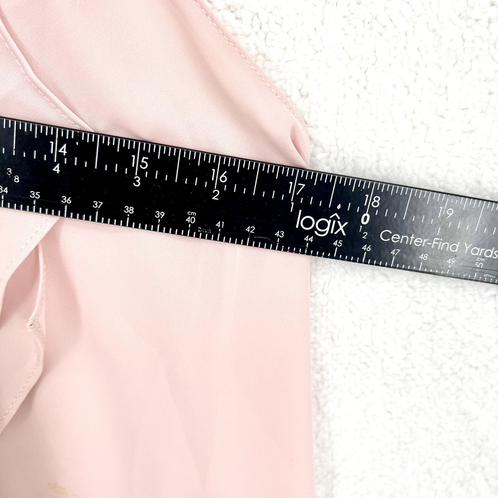 Amanda Uprichard Amanda Uprichard High-Neck Tie Back Asymmetrical Ruffle Top Size S / US 4 / IT 40 - 3 Thumbnail