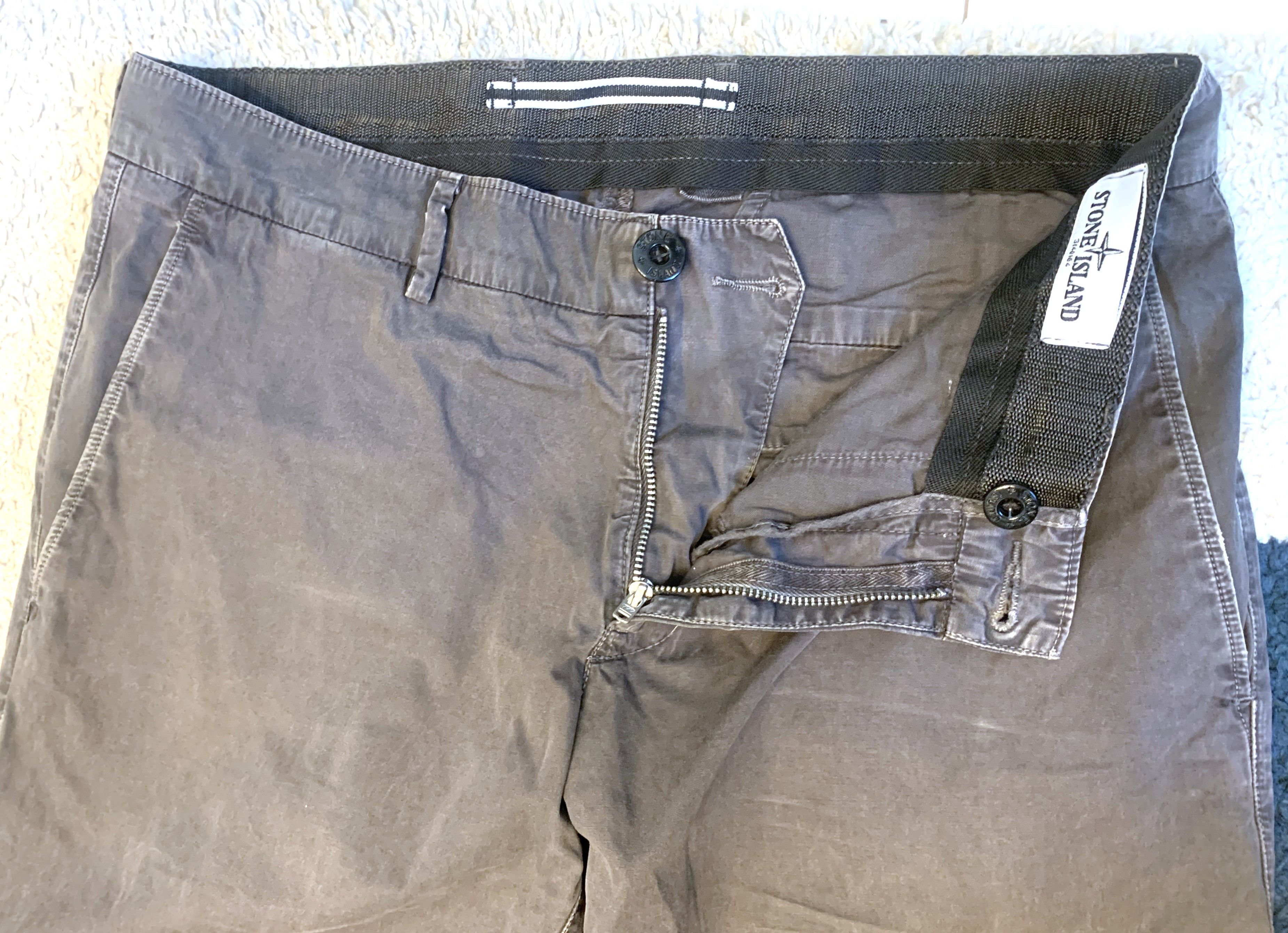 Stone Island Stone Island 2012ss garment dyed cotton chino pants, size 34 Size US 32 / EU 48 - 3 Thumbnail