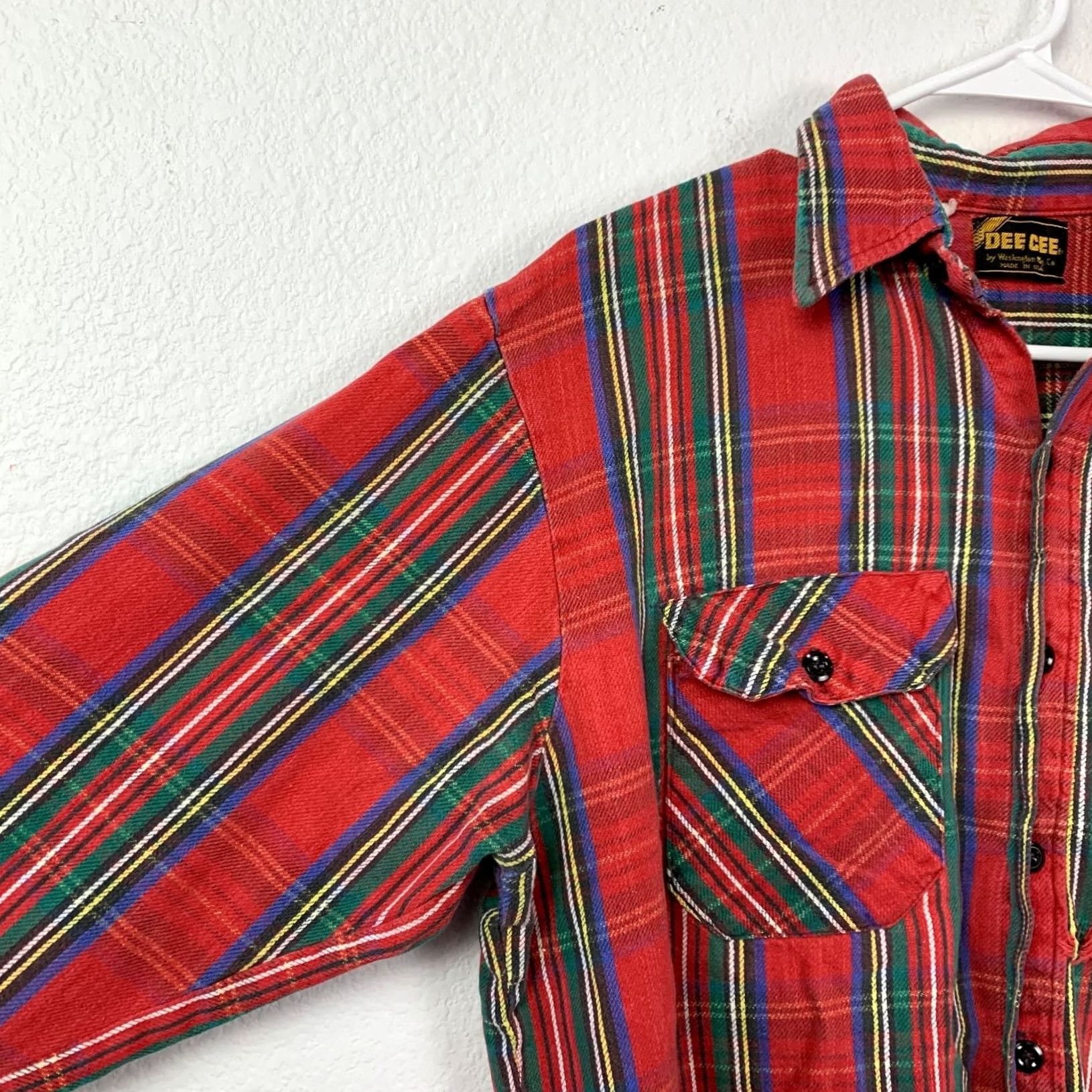 Vintage VINTAGE Dee Cee Casual Button-Down Shirt Men’s Red Plaid Long Sleeve L Shirt Size US L / EU 52-54 / 3 - 2 Thumbnail