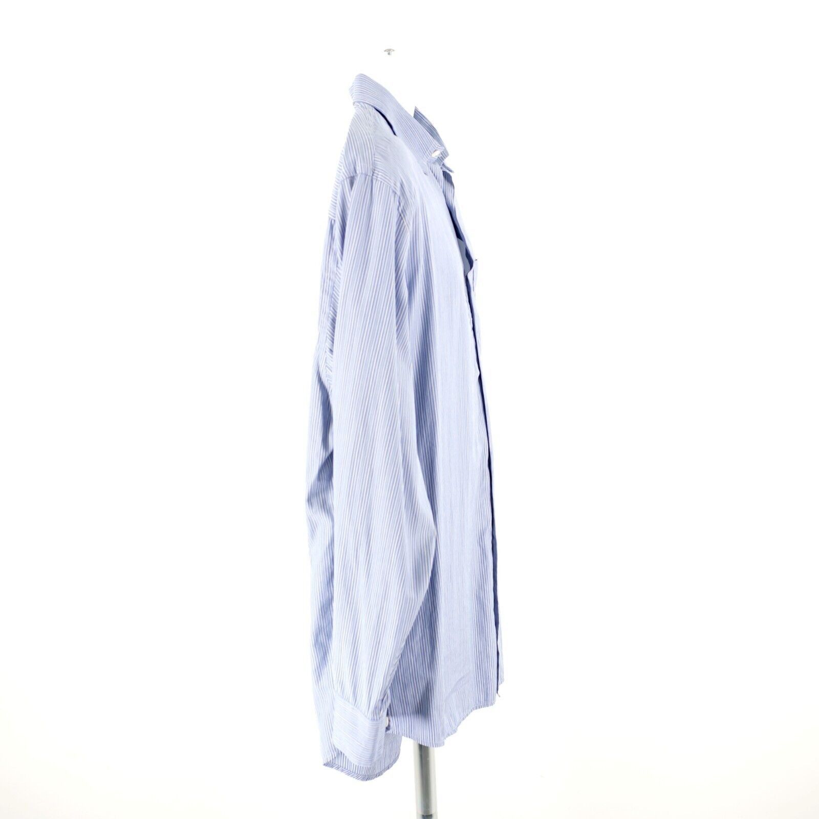 Banana Republic DAMAGED Banana Republic Blue Striped Large Pocket Button Fro Size US L / EU 52-54 / 3 - 7 Thumbnail
