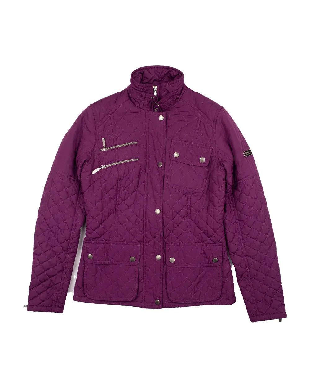 Barbour Women's Barbour International Fireblade Jacket Purple Size M Size M / US 6-8 / IT 42-44 - 1 Thumbnail