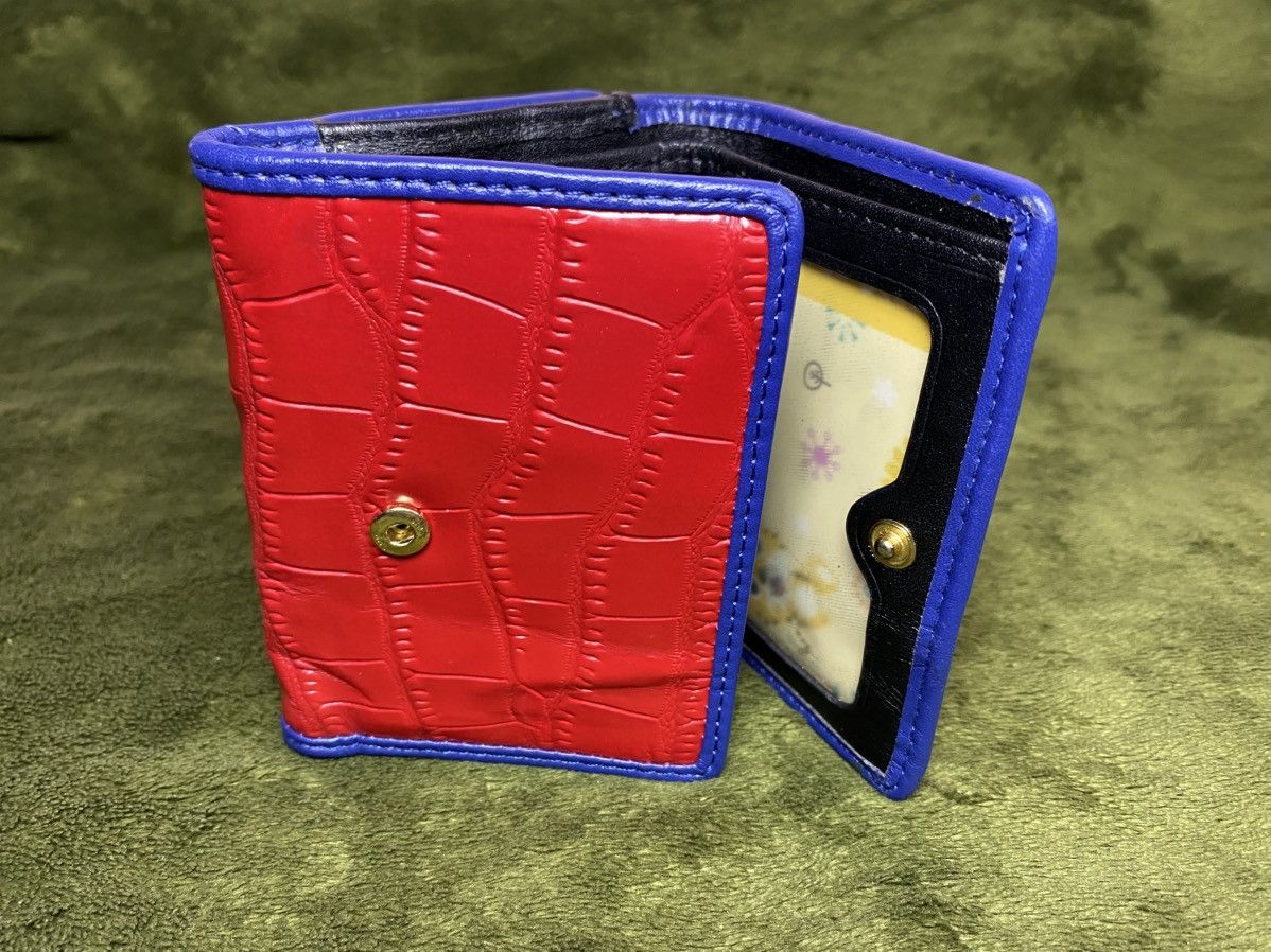 Designer × Vivienne Westwood Vivienne Westwood Embossed Crocodile Red Clasp Wallet Size ONE SIZE - 9 Thumbnail