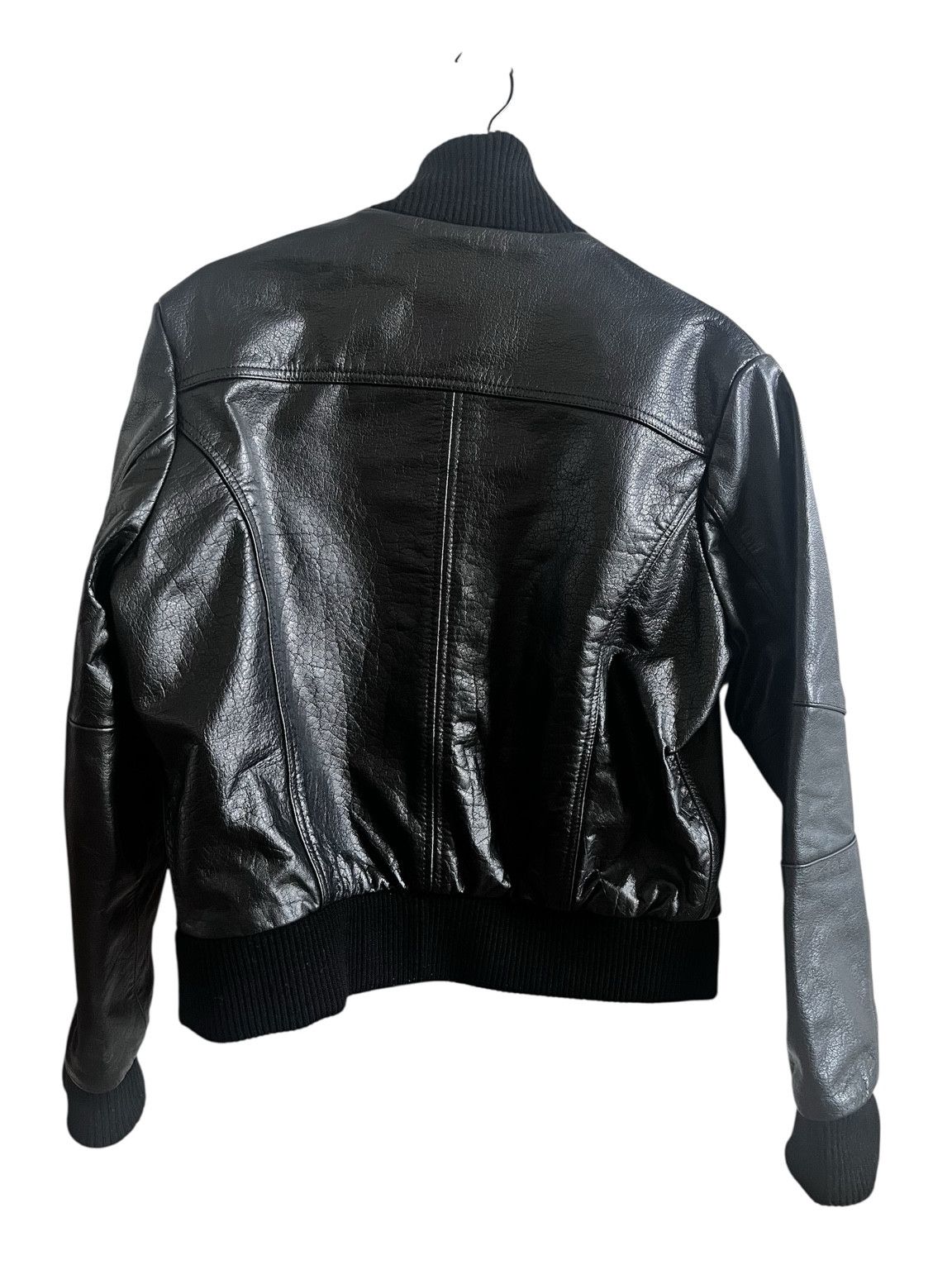 Other Black Leather Bomber Jacket Size US S / EU 44-46 / 1 - 2 Thumbnail