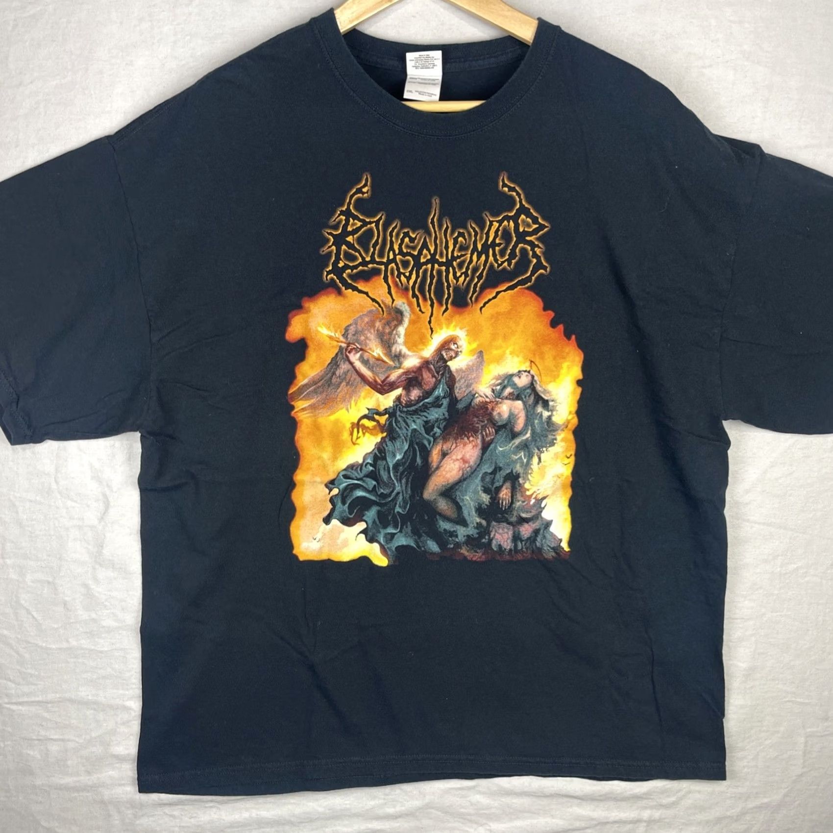 Gildan Blasphemer Shirt Mens 2XL Devouring Deception Five Psalms Celebrating The Death Size US XXL / EU 58 / 5 - 2 Thumbnail