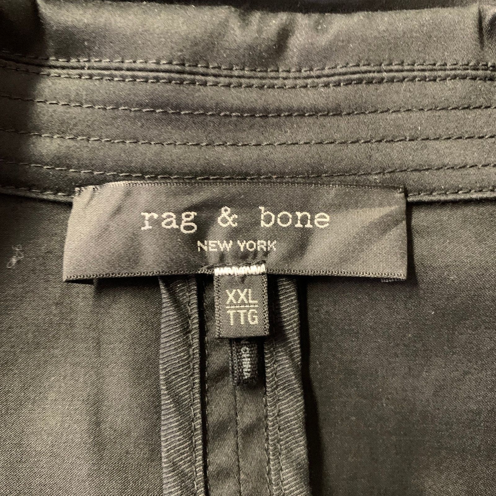 Rag & Bone RAG & BONE Chest Size XXL Black Cotton Blend Chore Coat Size US XXL / EU 58 / 5 - 4 Thumbnail