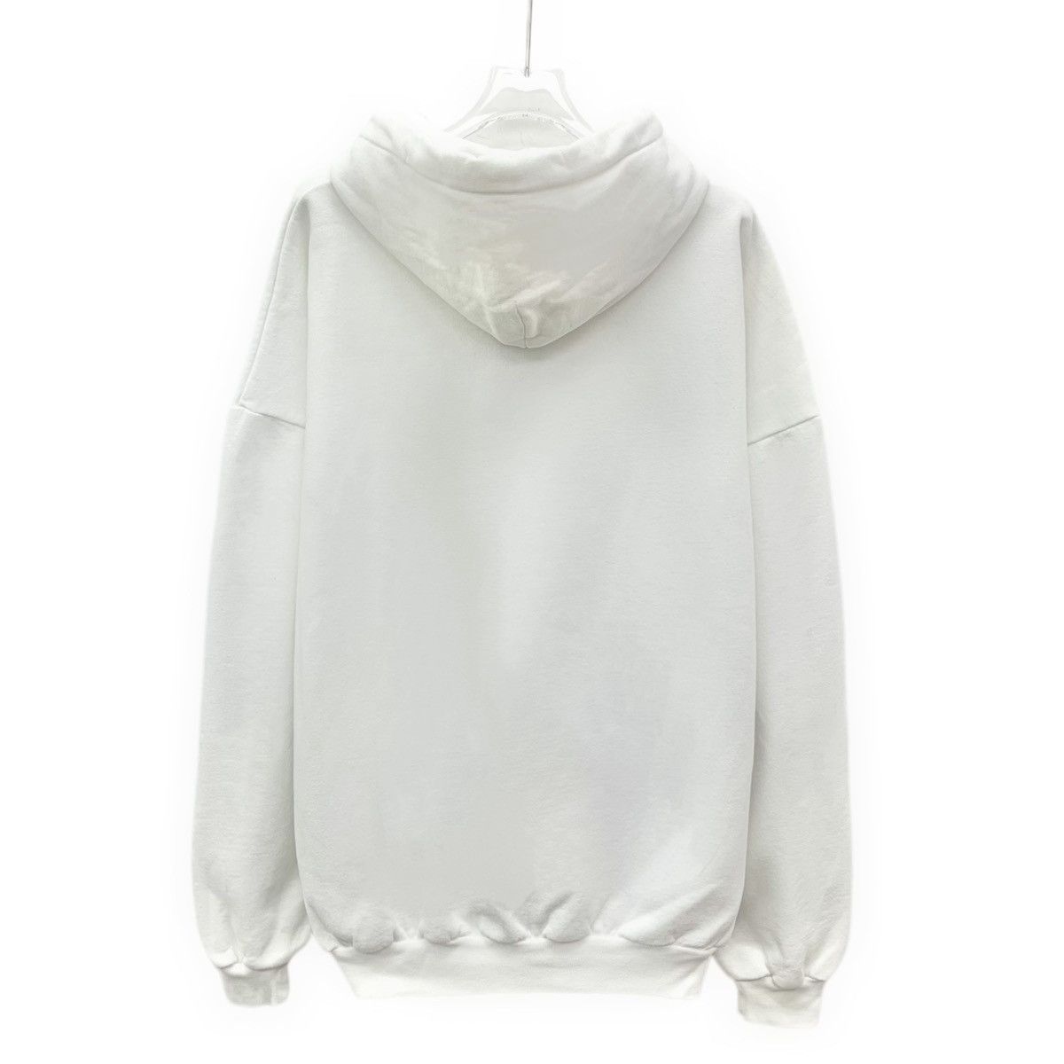 Balenciaga Balenciaga White Logo Wheat Printed Hooded Sweatshirt K26WX Size US XS / EU 42 / 0 - 2 Thumbnail