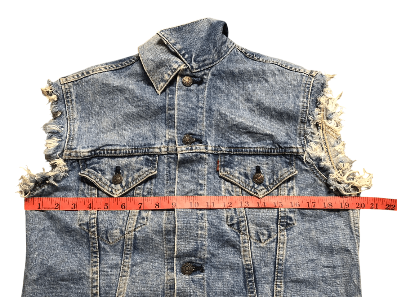 Levi's × Levi's Vintage Clothing Vintage Levi's Lot 557 BigE Custom Sleeveless Jacket Size40 Size US M / EU 48-50 / 2 - 16 Thumbnail