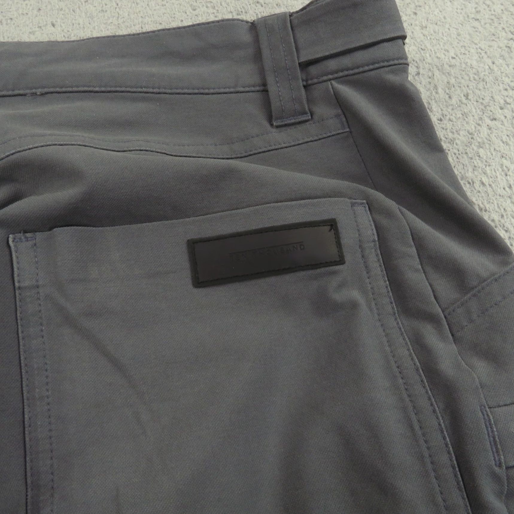 Ten Thousand Ten Thousand Pants Mens 34x30 Chino Straight Slim Fit Charcoal Grey Size US 34 / EU 50 - 4 Thumbnail