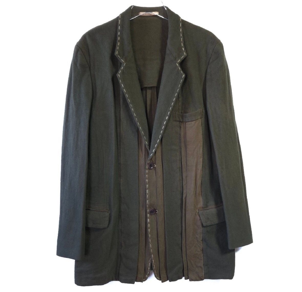 Yohji Yamamoto 2006aw Yohji Yamamoto POUR HOMME Pleated Jacket Size US M / EU 48-50 / 2 - 1 Thumbnail