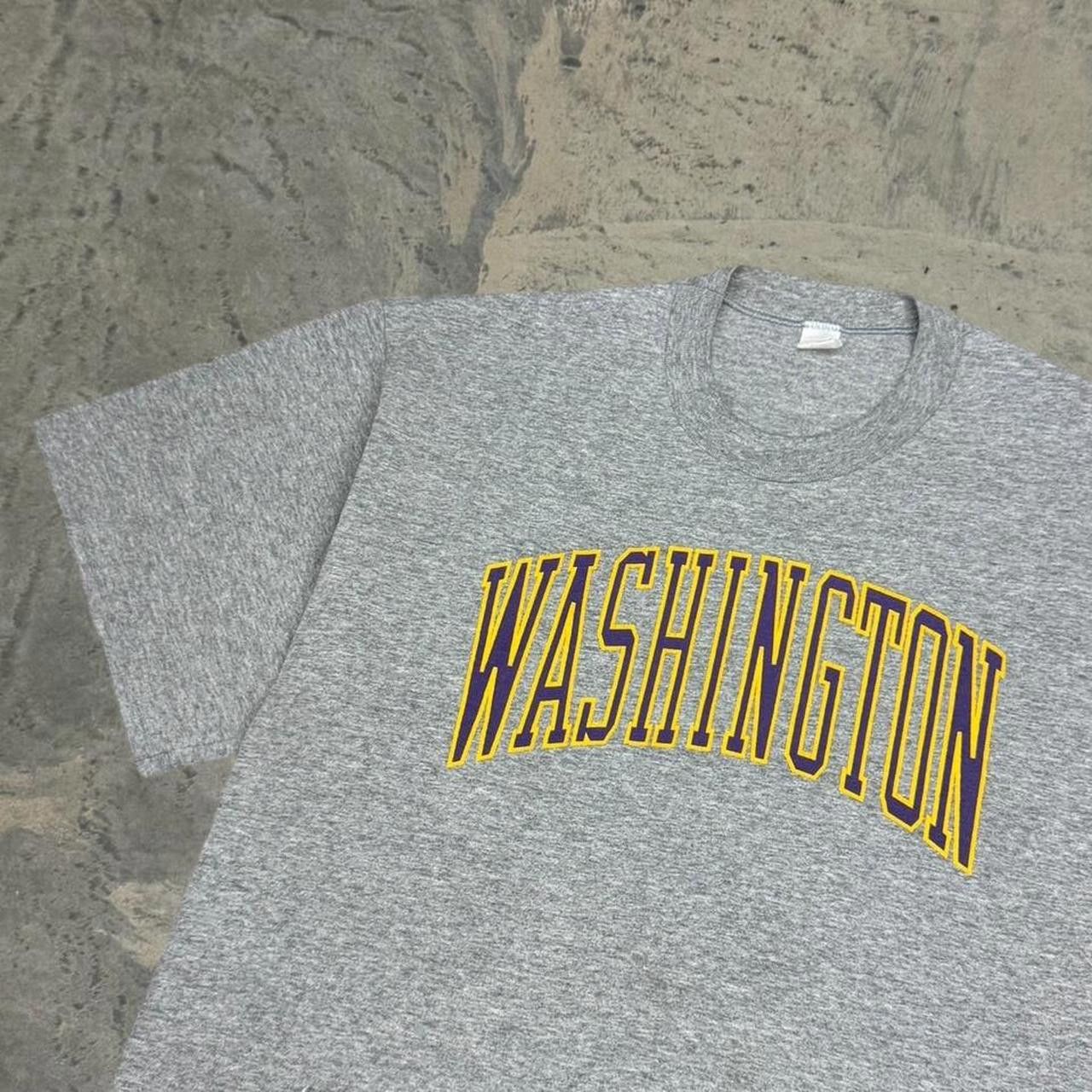 Soffe × Vintage Vintage 90s Soffe University of Washington T-Shirt Size US XL / EU 56 / 4 - 1 Thumbnail