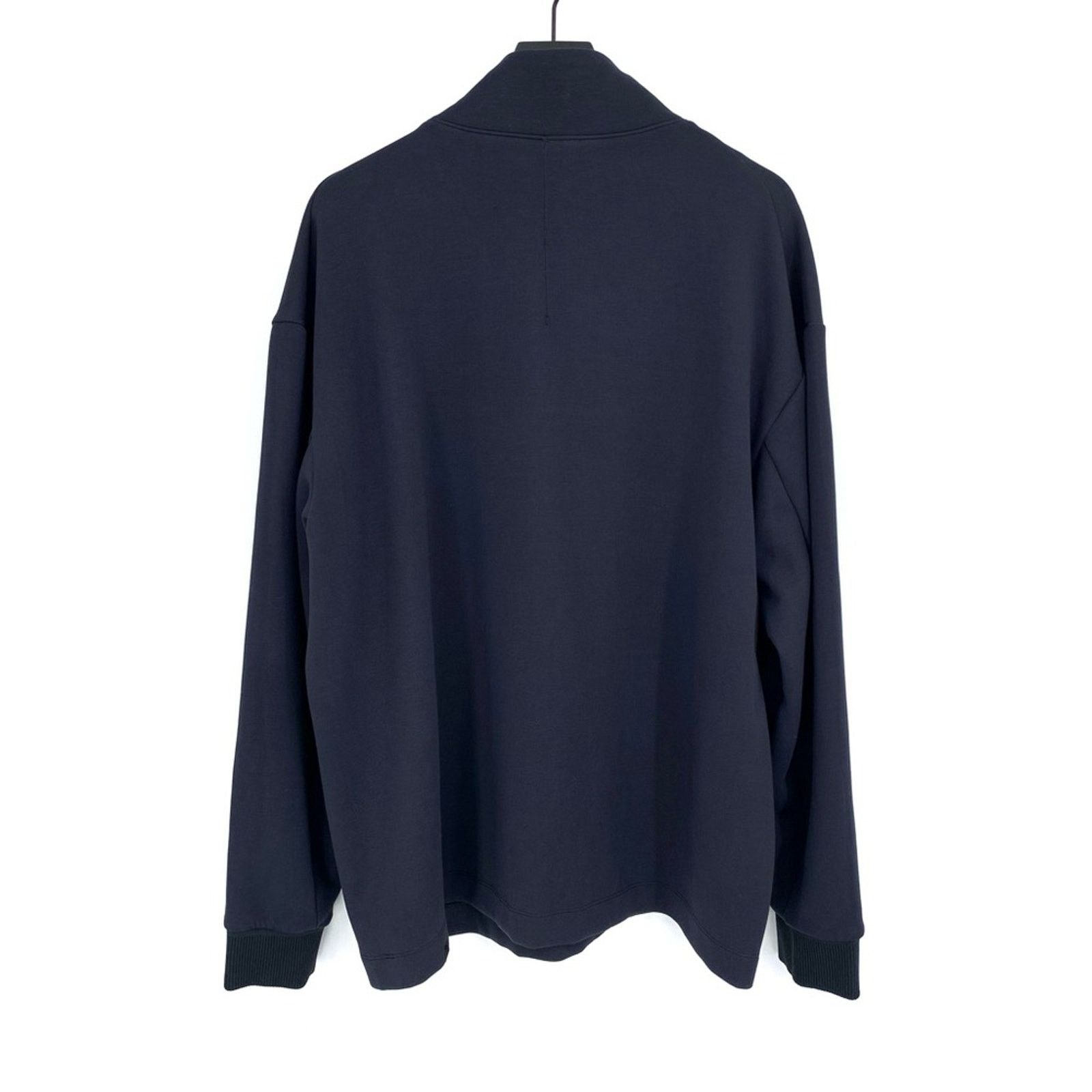 LULULEMON Men's 1/4 Zip Pullover Sweatshirt Navy Blue XXL?
