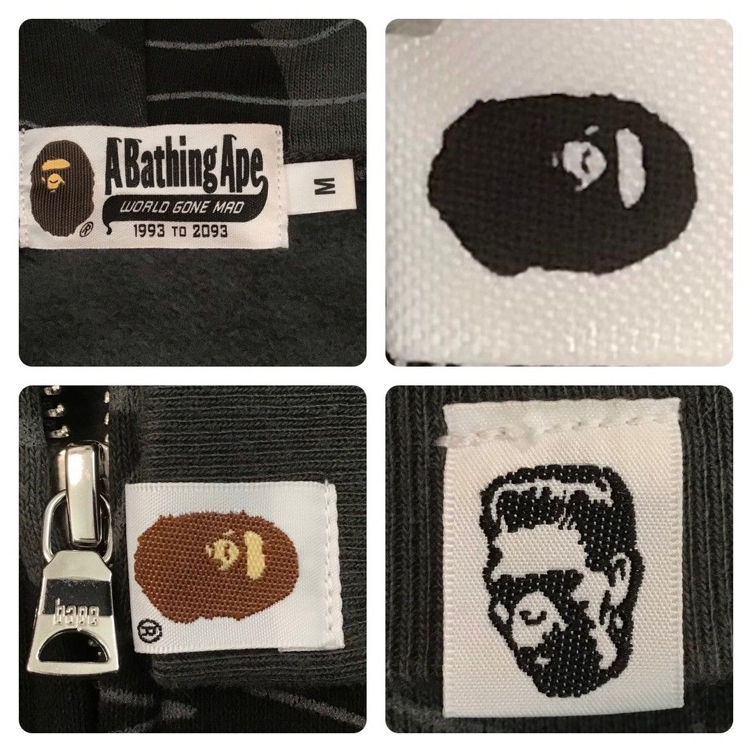 Bape BAPE LAYERED LINE CAMO Shark full zip hoodie a bathing ape Size US M / EU 48-50 / 2 - 8 Thumbnail