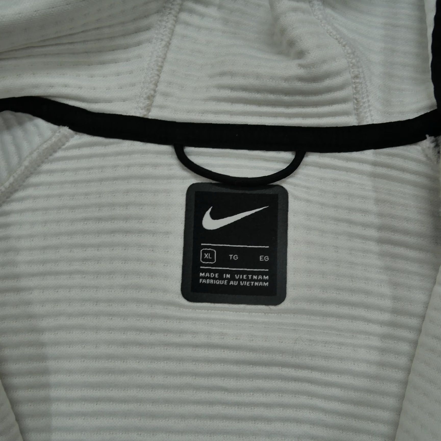 Nike Nike Hoodie Womens XL Beige Full Zip Hooded Grid Tech Fleece Swoosh Size XL / US 12-14 / IT 48-50 - 6 Thumbnail
