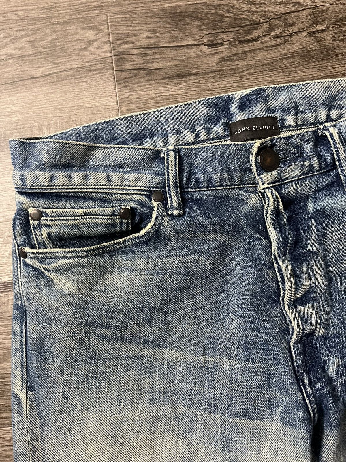 John Elliott The Cast 2 Figueroa Distressed Made in Japan Size US 30 / EU 46 - 7 Thumbnail