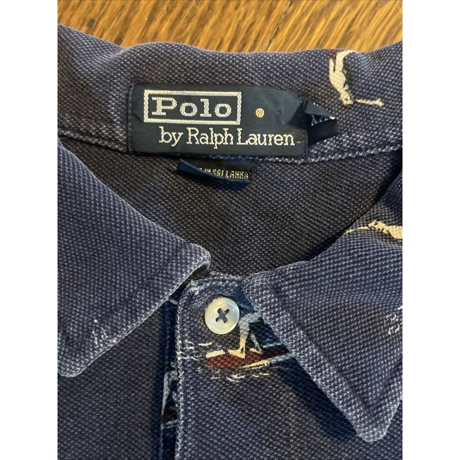 Polo Ralph Lauren Polo Ralph Lauren surf graphic Polo Collar Shirt XXL Vintage Size US XXL / EU 58 / 5 - 10 Thumbnail