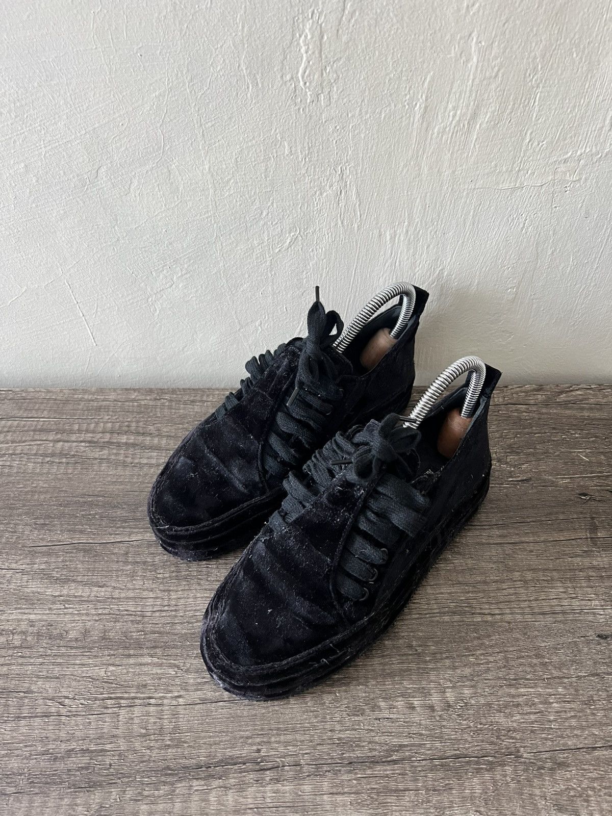 Ann Demeulemeester SCAMOSCIATO VELVET SNEAKERS Size US 6 / IT 36 - 1 Thumbnail