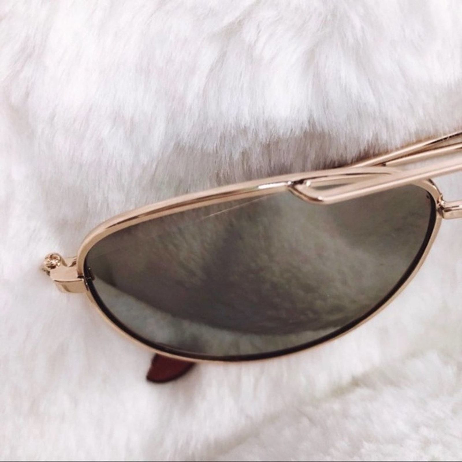 Other Hunter Gold Mirrored Aviator Sunglasses Size ONE SIZE - 5 Thumbnail