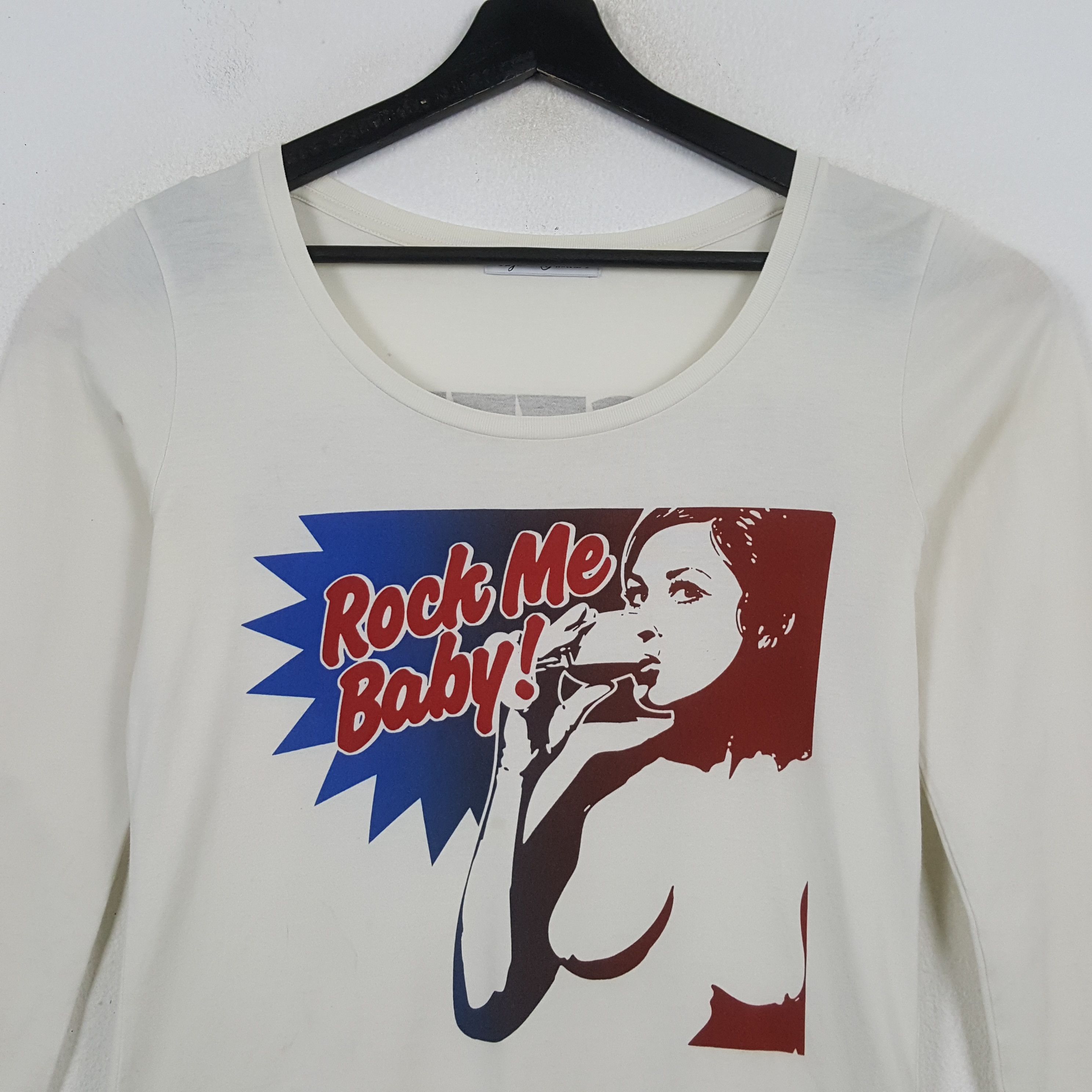 Hysteric Glamour Hysteric Glamour Rock Me Baby Streetwear Tshirt RR16 Size S / US 4 / IT 40 - 2 Thumbnail