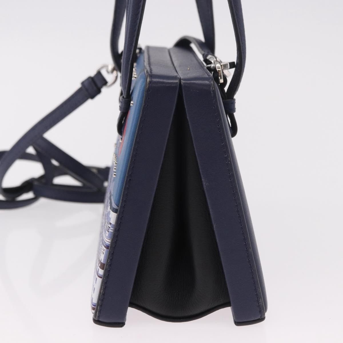 Loewe Loewe Classic Calfskin Puzzle Handbag Blue Size ONE SIZE - 3 Thumbnail
