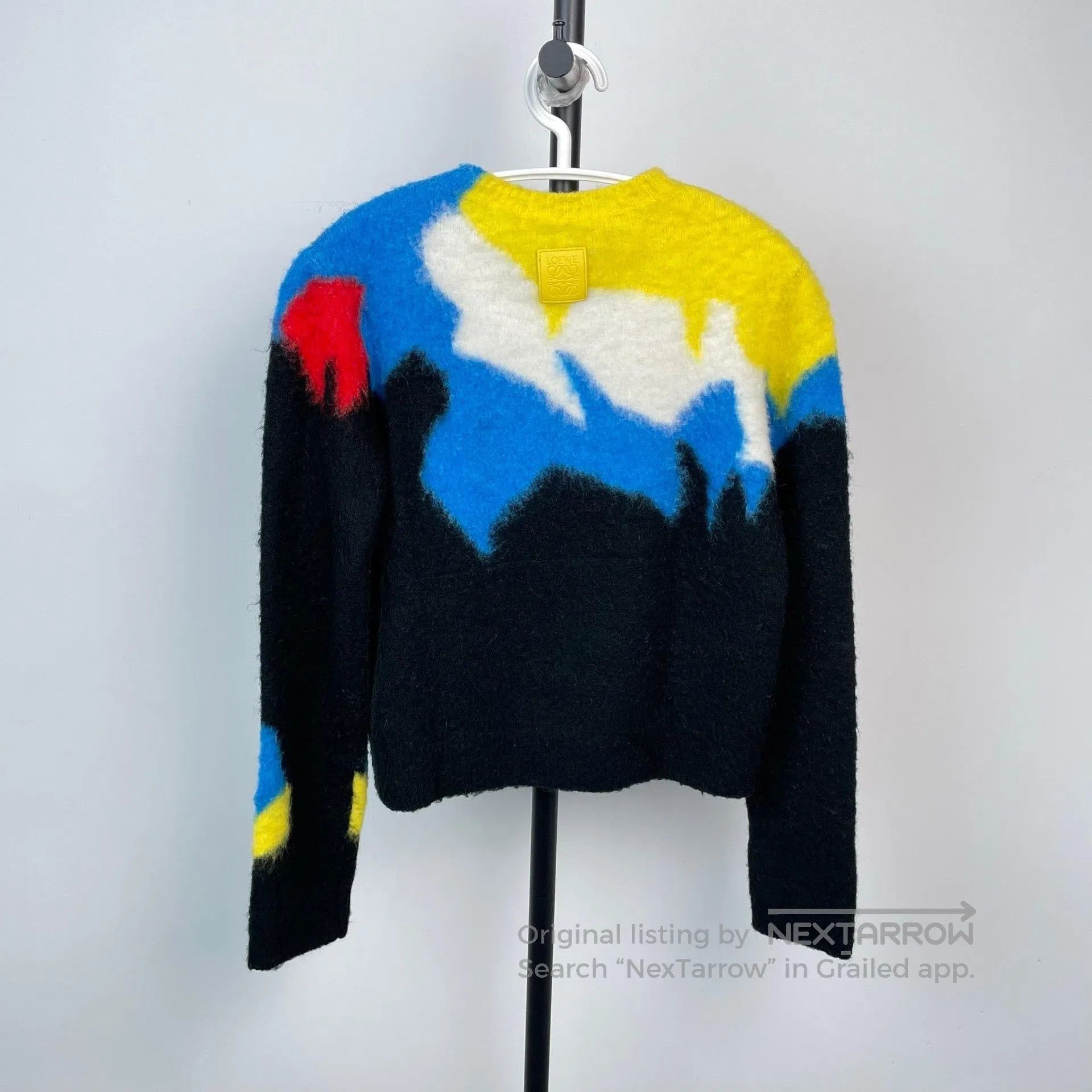 Loewe Loewe Color Block Logo Knit Round-neck Top| Size M / US 6-8 / IT 42-44 - 1 Thumbnail