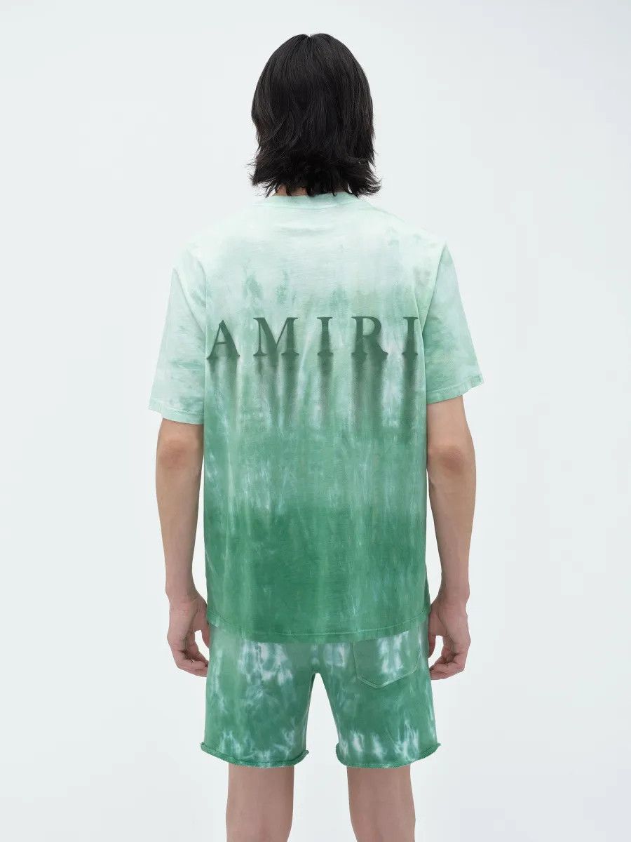 Amiri o1s1wg110425 Ma Logo Dip Dye T-Shirt in Green Size US XL / EU 56 / 4 - 5 Thumbnail