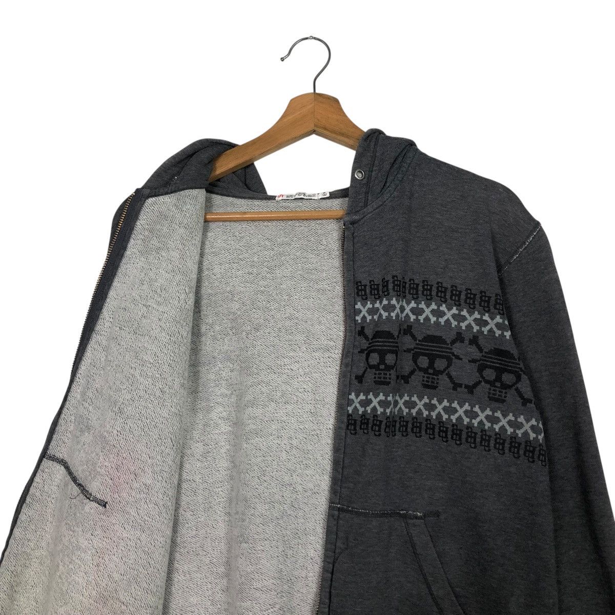 Japanese Brand 🔥VINTAGE ZIPPER HOODIE UNIQLO X ONE PIECE CARTOON Size US M / EU 48-50 / 2 - 15 Thumbnail
