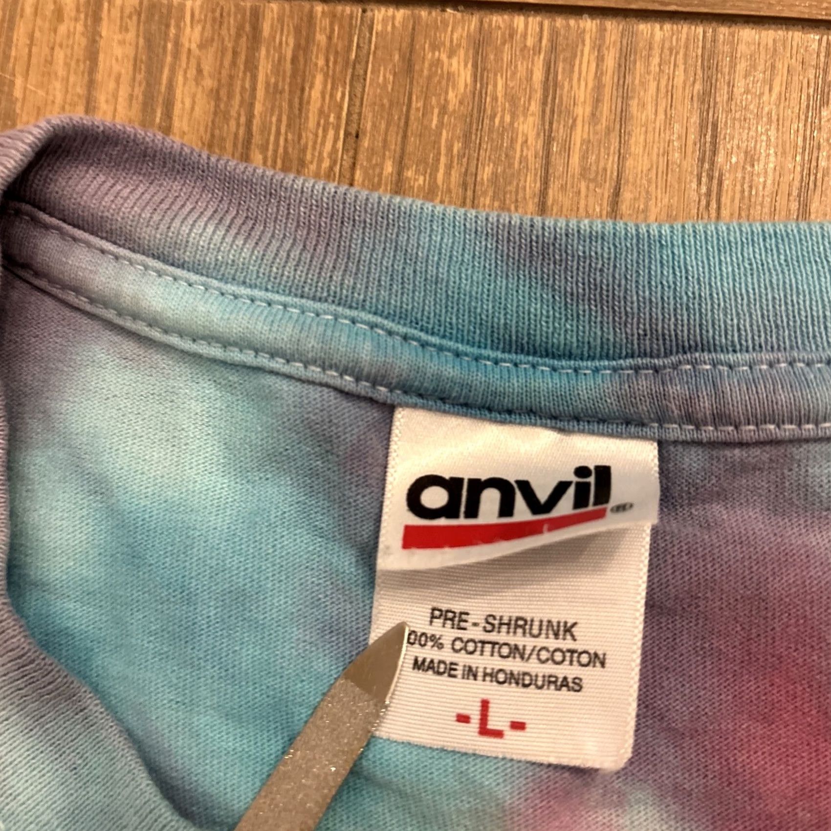 Anvil VINTAGE Ben And Jerry’s Ice Cream Tie Dye T Shirt L Men Shirt Ivory Anvil Size US L / EU 52-54 / 3 - 3 Thumbnail