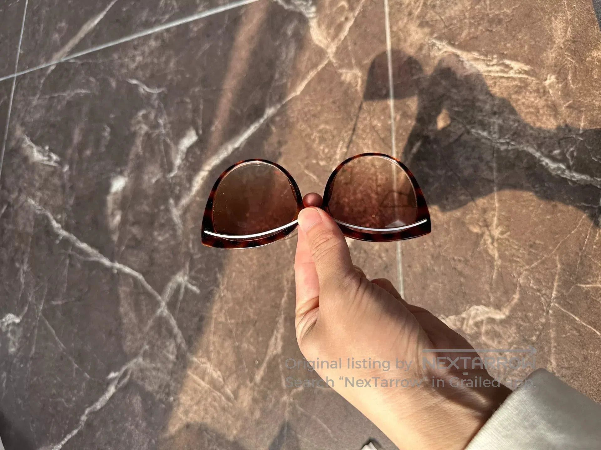 Dior Dior Brown Leopard Print Sunglasses. Size ONE SIZE - 1 Thumbnail