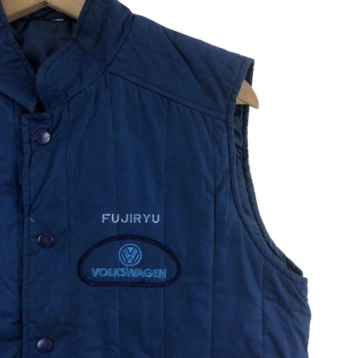 Vintage VOLKSWAGEN JAPAN RACING TEAM Vest Jacket Puffer