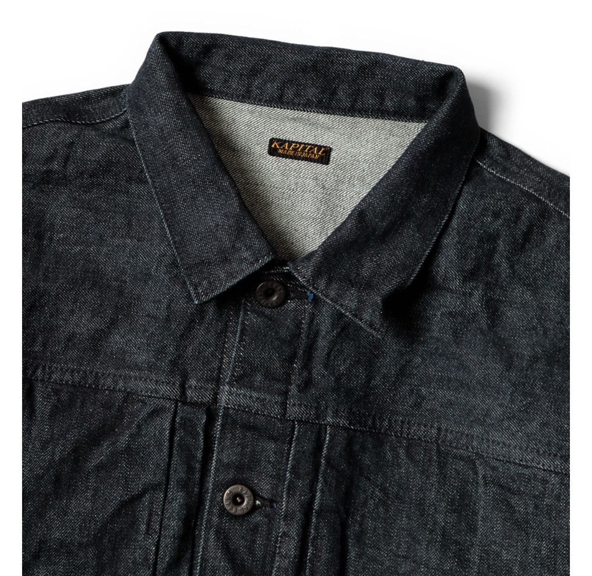 Kapital Kapital 14oz Denim 1ST Jacket (Black Thread Version) SIZE 3 Size US L / EU 52-54 / 3 - 3 Thumbnail