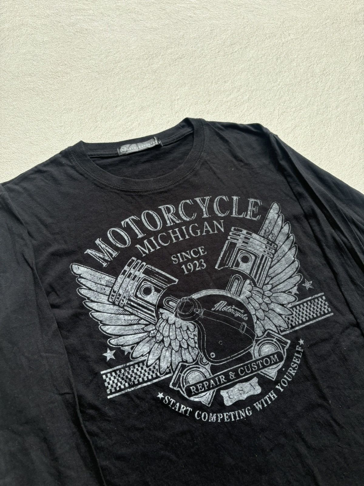 Indian Motorcycle Y2k Balmy&awaking Motorcylecle Michigan Longsleeve Size US M / EU 48-50 / 2 - 3 Thumbnail