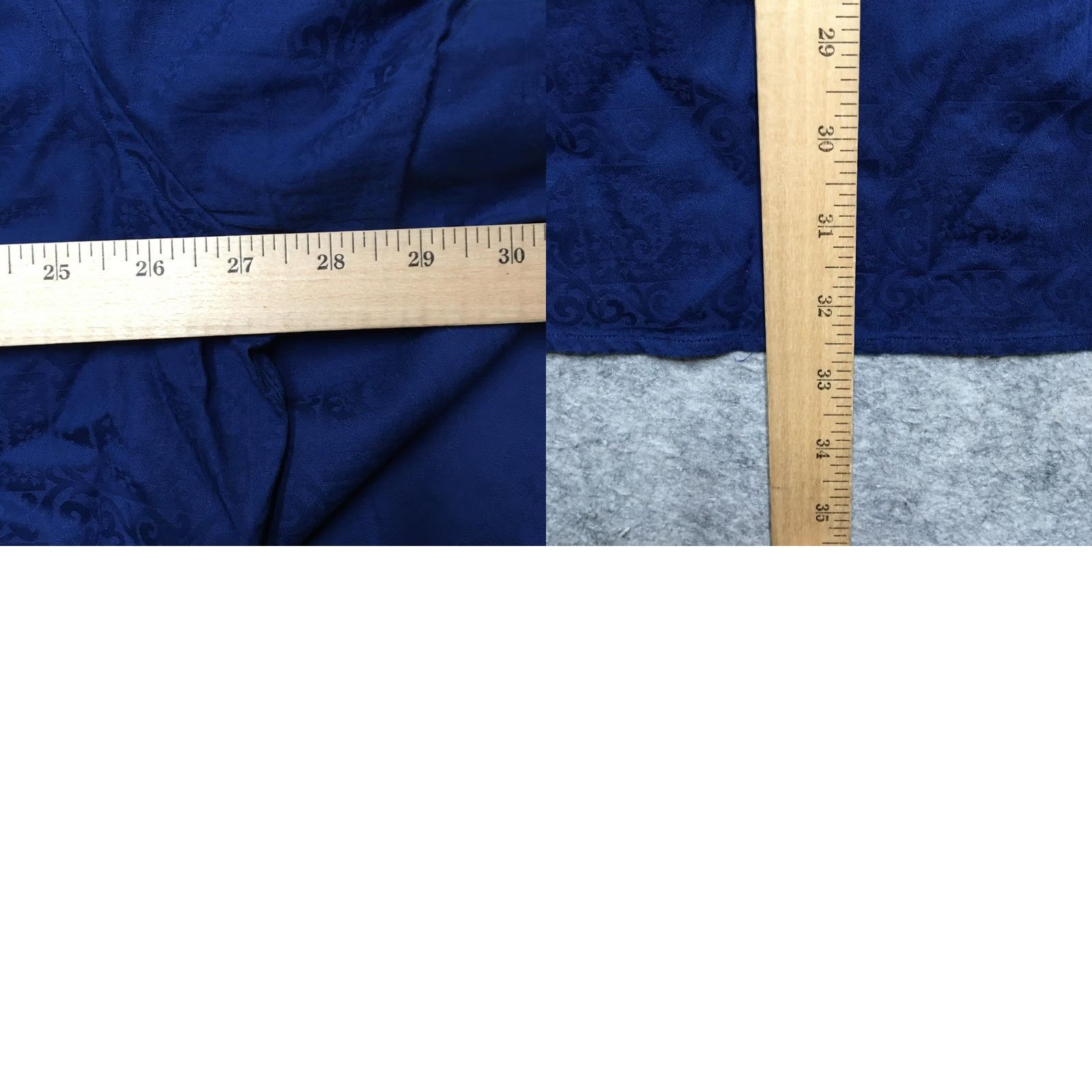 Robert Graham Robert Graham Shirt Mens 3XL Blue Classic Fit Skull Cuff Cotton Dress Shirt Size 48R - 9 Thumbnail