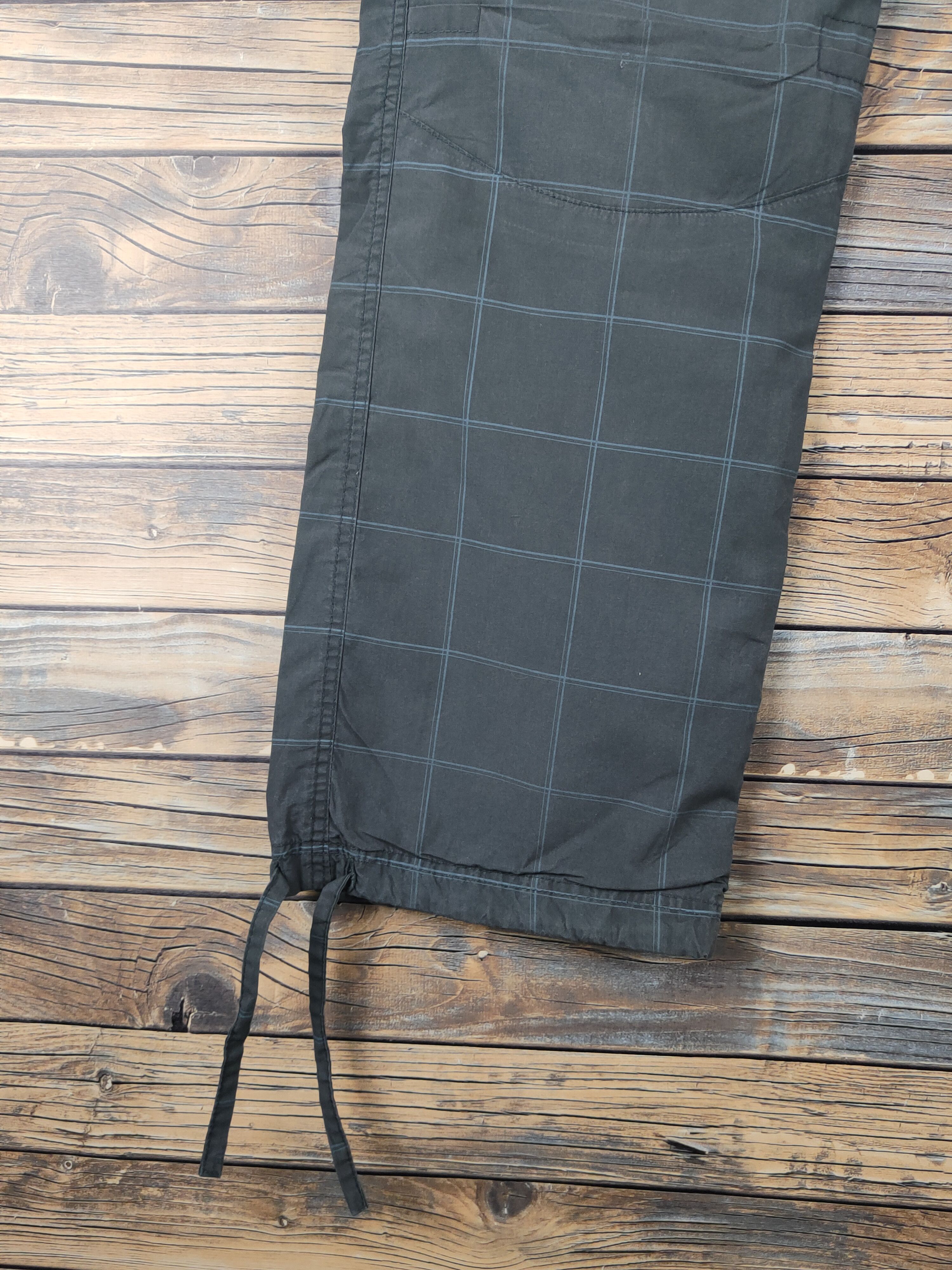 Japanese Brand DL Piko Olive Multipocket Cargo Sweatpants #1585 Size US 28 / EU 44 - 4 Thumbnail