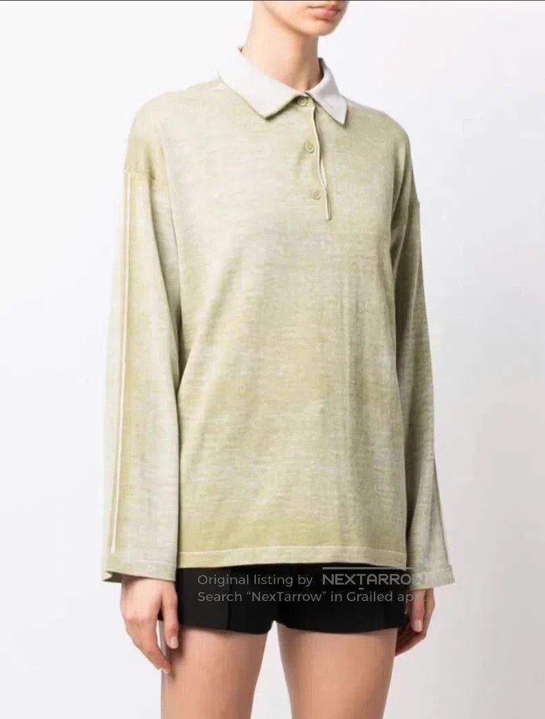 Acne Studios Acne Studios Long-sleeved knitted Polo shirt Size US M / EU 48-50 / 2 - 1 Thumbnail